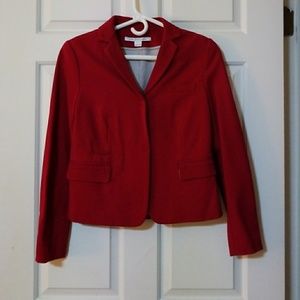 DVF Diane Von Furstenberg red blazer